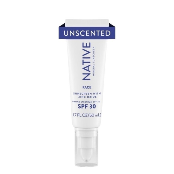 NATIVE Mineral Sunscreen Lotion SPF 30 Unscented 1.7 fl oz Exp 6/24 NIB - Picture 1 of 10